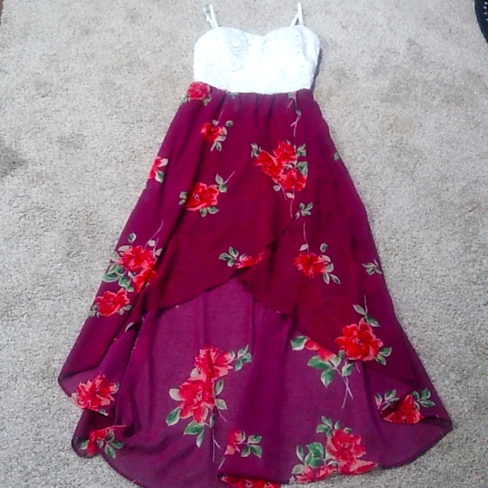 High-Low Maxi Dress